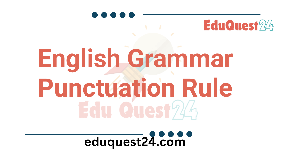 Punctuation Rules Bangla PDF